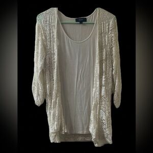 NAIF Elegant Cream Cardigan